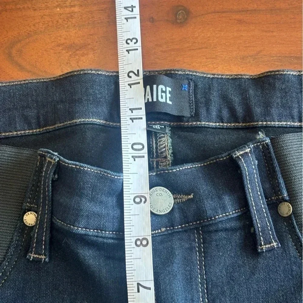 PAIGE Skyline Midrise Skinny Maternity Jeans - Picture 11 of 12